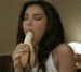 eating banana