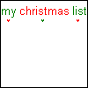 Christmas list