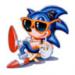 Cool Sonic in Shades