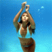 Jessica Alba Swimming