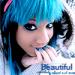 blue emo girl beautiful